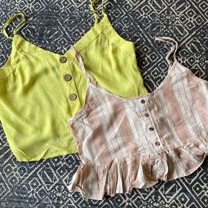 NWT Lot of 2 Crop Tops
